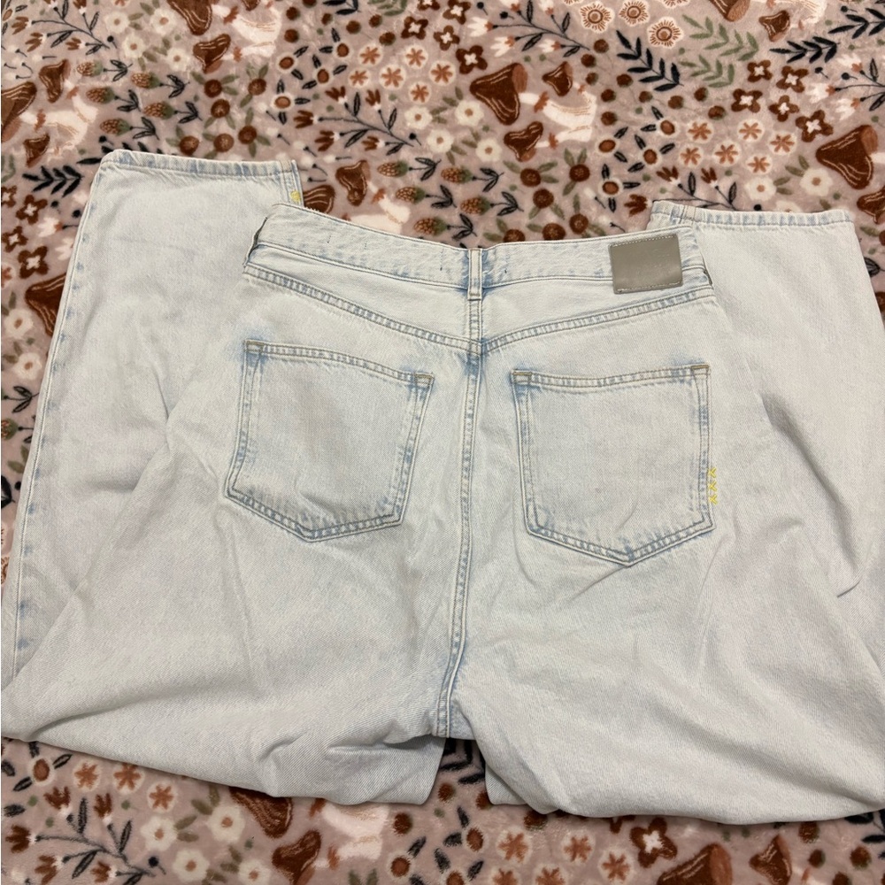 Scotch & Soda Woman Light Blue Relaxed Jeans - Picture 3 of 6